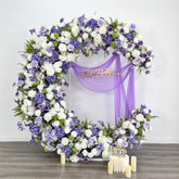 The Timeless Allure of Purple & White: Introducing the DKB Flower Grand Arch Arrangement