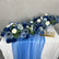 TR041 DKB Decoración de boda de lujo Fila de flores de seda magenta para decoración de mesa de boda