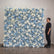 HQ155 Blue and White Artificial Flower Wall Backdrop for Wedding & Event Decor