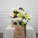 FB1416 Elegant White and Green Artificial Flower Wedding Centerpiece