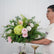 FB1616 Elegant Pink and Green Artificial Flower Wedding Centerpiece