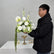 FB725 Elegant White and Green Artificial Flower Wedding Centerpiece