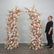 ARCH034 DKB Hot Selling Artificial Silk Flower Arch High Quality Pink Flower Arch for Wedding Background Decoration