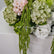 GF500 Artificial Hydrangea Wedding Floor Arrangement with Cascading Greenery