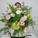 FB1616 Elegant Pink and Green Artificial Flower Wedding Centerpiece