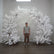 FT001 DKB Hot Selling Grand White Cherry Blossom Arch Entrance