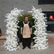 ARCH056 DKB Hot Selling Artificial Silk Flower Arch White Horn Flower Arch for Wedding Background Decoration