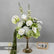 FB725 Elegant White and Green Artificial Flower Wedding Centerpiece