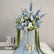 FB988 Blue and White Artificial Flower Wedding Table Centerpiece
