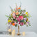 FB1930 Colorful Artificial Flower Wedding Centerpiece with Gold Stand, 23.62" Tall