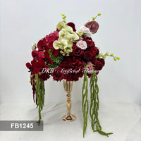 FB1245 DKB Artificial Flowers Factory 50 cm Silk Flower Ball for Wedding Table Decoration