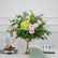 FB1616 Elegant Pink and Green Artificial Flower Wedding Centerpiece