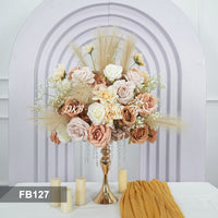 FB127 DKB Artificial Flowers Factory 50 cm Silk Flower Ball for Wedding Table Decoration
