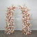ARCH034 DKB Hot Selling Artificial Silk Flower Arch High Quality Pink Flower Arch for Wedding Background Decoration