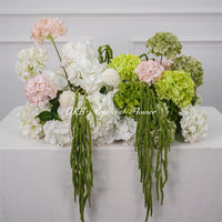 GF500 Artificial Hydrangea Wedding Floor Arrangement with Cascading Greenery