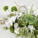 GF182 Elegant Green and White Artificial Flower Wedding Table Centerpiece