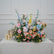 GF546 Colorful Artificial Flower Wedding Floor Arrangement – Pink, Blue & Peach Floral Decor