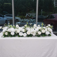 1m White Artificial Rose Garlands for Wedding Decor | TR20