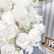 FB506 Elegant White Artificial Rose Wedding Centerpiece