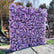 HQ263 8x8 FT Purple Artificial Flower Wall Backdrop for Wedding and Event Decor