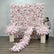 HQ335 Pink and White Artificial Flower Wall Backdrop for Wedding and Events
