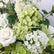GF481 Elegant White and Green Artificial Flower Wedding Floor Arrangement