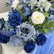TR041 DKB Decoración de boda de lujo Fila de flores de seda magenta para decoración de mesa de boda
