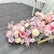 TR151 Romantic Pink and Lavender Artificial Flower Wedding Table Runner
