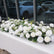 1m White Artificial Rose Garlands for Wedding Decor | TR20