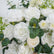 FB1791 White Artificial Flower Wedding Centerpiece with Gold Stand, 19.69" Wide
