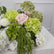 GF500 Artificial Hydrangea Wedding Floor Arrangement with Cascading Greenery
