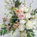 FB1167 Blush Pink & Ivory Artificial Flower Arrangement, 19.69" Wedding Centerpiece