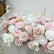 TR816 DKB Hot Selling Wedding Artificial Flower Decorations High End Silk Flower Runner for Wedding Table Decorations