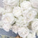 FB506 Elegant White Artificial Rose Wedding Centerpiece