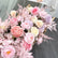 TR151 Romantic Pink and Lavender Artificial Flower Wedding Table Runner