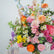 FB1930 Colorful Artificial Flower Wedding Centerpiece with Gold Stand, 23.62" Tall