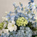 FB988 Blue and White Artificial Flower Wedding Table Centerpiece