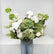 GF182 Elegant Green and White Artificial Flower Wedding Table Centerpiece