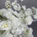 TR448 Elegant White Artificial Flower Wedding Table Runner Centerpiece