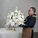 FB1187 DKB Fábrica de Flores Artificiales Bola de Flor de Seda de 50 cm para Decoración de Mesa de Boda