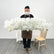 TR151 White Artificial Hydrangea Wedding Table Runner
