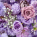 HQ404 Purple Artificial Flower Wall Backdrop for Wedding and Event Decor
