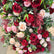ARCH761 DKB Hot Selling Artificial Silk Flower Arch High Quality Pink Flower Arch for Wedding Background Decoration