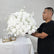 FB865 Elegant White Rose Artificial Flower Wedding Centerpiece