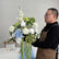 FB1187 DKB Fábrica de Flores Artificiales Bola de Flor de Seda de 50 cm para Decoración de Mesa de Boda