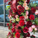ARCH761 DKB Hot Selling Artificial Silk Flower Arch High Quality Pink Flower Arch for Wedding Background Decoration