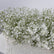 TR134 Elegant White Artificial Baby’s Breath Wedding Table Runner