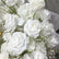 HH0053 High Quality White Artificial Flower Wreaths for Wedding Table Decoration