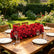 TR041  DKB High End Wedding Decoration Magenta Silk Flower Row for Wedding Table Decoration