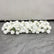 TR349 High End Silk Flower Runner White Artificial Flowers for Wedding Table Decorations